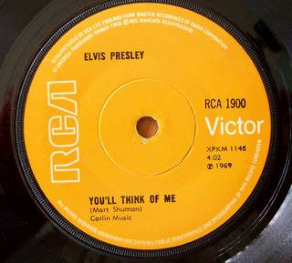 Elvis* : Suspicious Minds (7", Single)