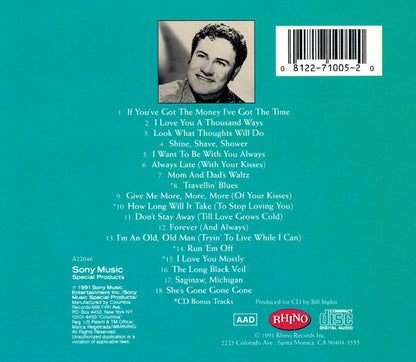 Lefty Frizzell : The Best Of Lefty Frizzell (CD, Comp)