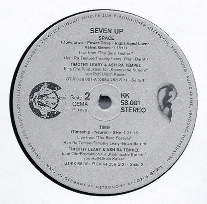 Timothy Leary* & Ash Ra Tempel : Seven Up (LP, Album)