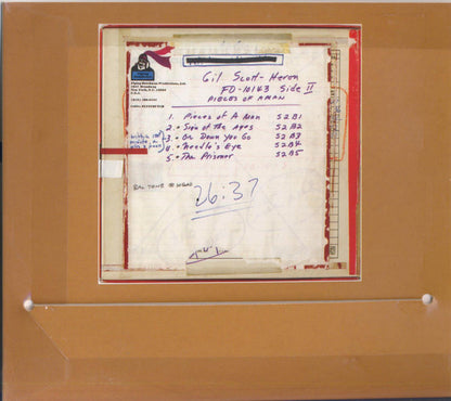 Gil Scott-Heron : Pieces Of A Man (CD, Album, RE, RM, Dig)