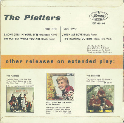 The Platters : Smoke Gets In Your Eyes (7", EP)