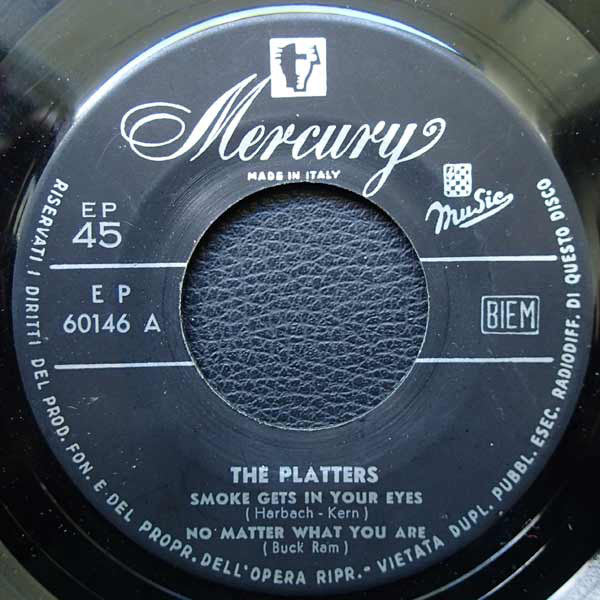 The Platters : Smoke Gets In Your Eyes (7", EP)