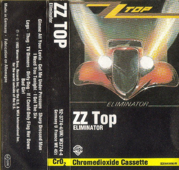 ZZ Top : Eliminator (Cass, Album)