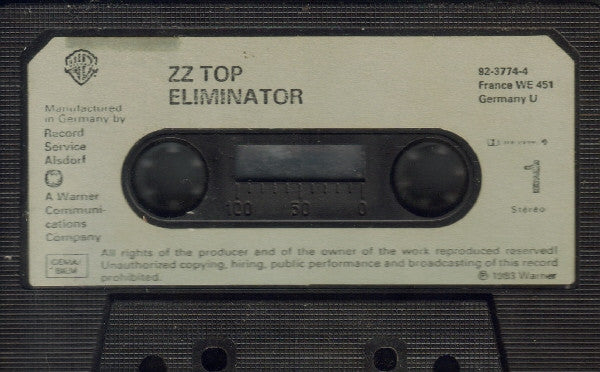 ZZ Top : Eliminator (Cass, Album)