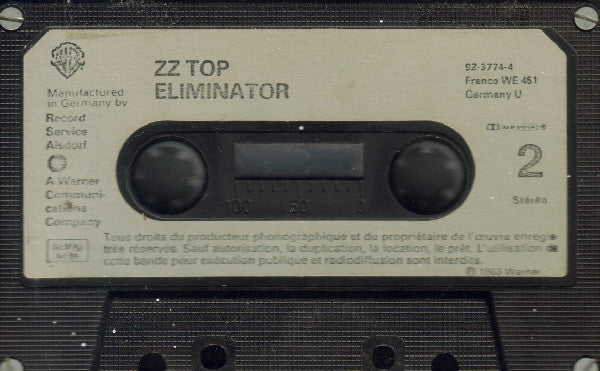 ZZ Top : Eliminator (Cass, Album)