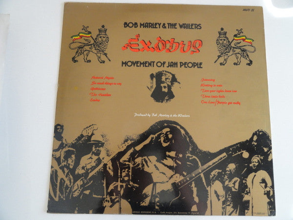 Bob Marley & The Wailers : Exodus (LP, Album, RE)