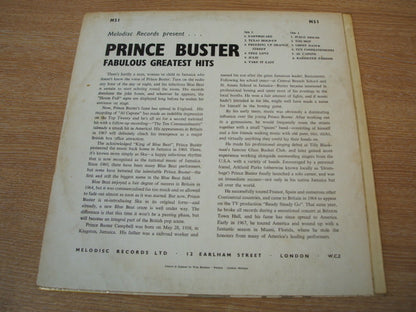 Prince Buster : Fabulous Greatest Hits (LP, Comp)