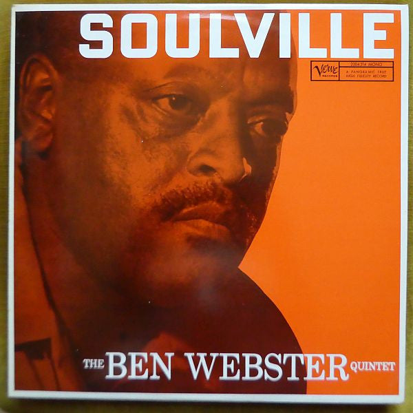 The Ben Webster Quintet : Soulville (LP, Album, Mono, RE)