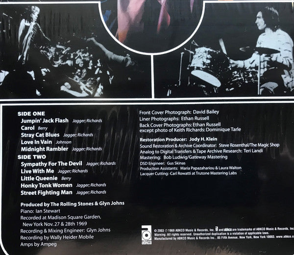 The Rolling Stones : Get Yer Ya-Ya's Out! - The Rolling Stones In Concert (LP, Album, RE, RM, Cle)