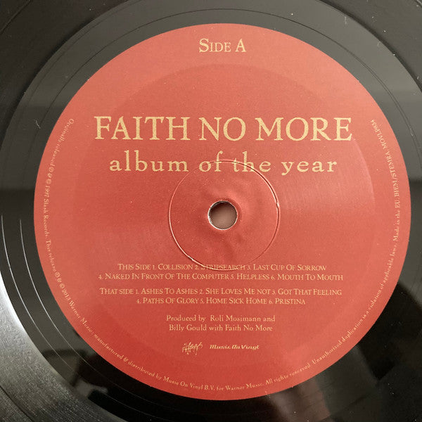 Faith No More : Album Of The Year LP, Album, RE, RP, 180 (NM or M