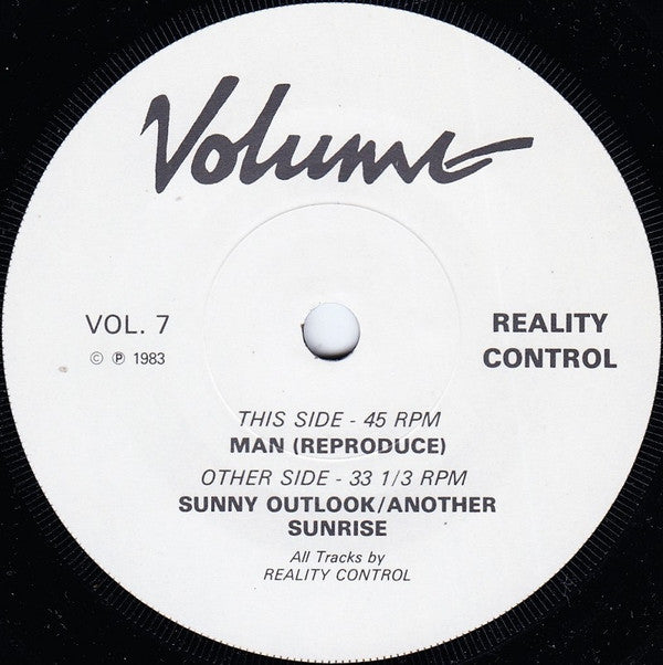Reality Control : The Reproduction Of Hate (7")