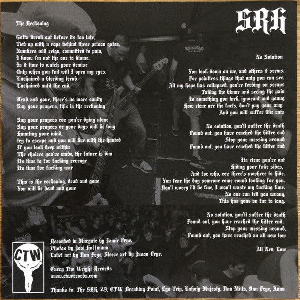 Final Rage : Never Blessed (7", Yel)