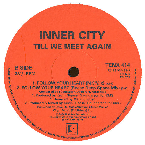 Inner City : Till We Meet Again (12")