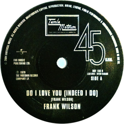 Frank Wilson / Chris Clark (2) : Do I Love You (Indeed I Do) (7", Single, Ltd)