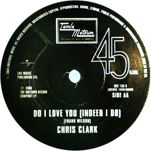 Frank Wilson / Chris Clark (2) : Do I Love You (Indeed I Do) (7", Single, Ltd)