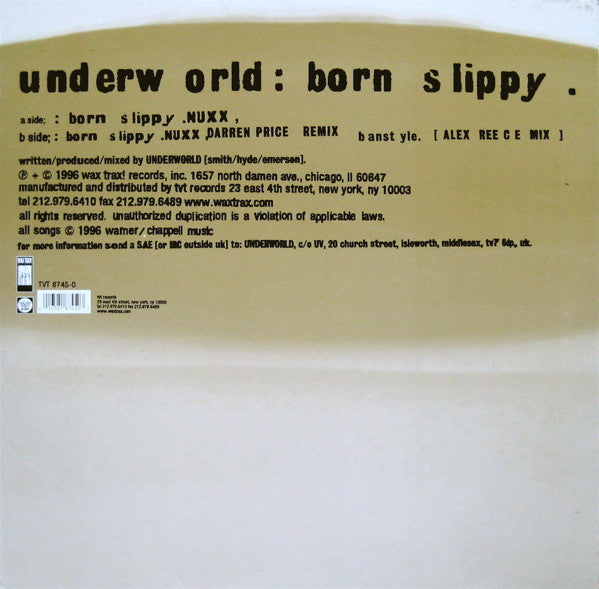 Underworld : Born Slippy (12", Single)