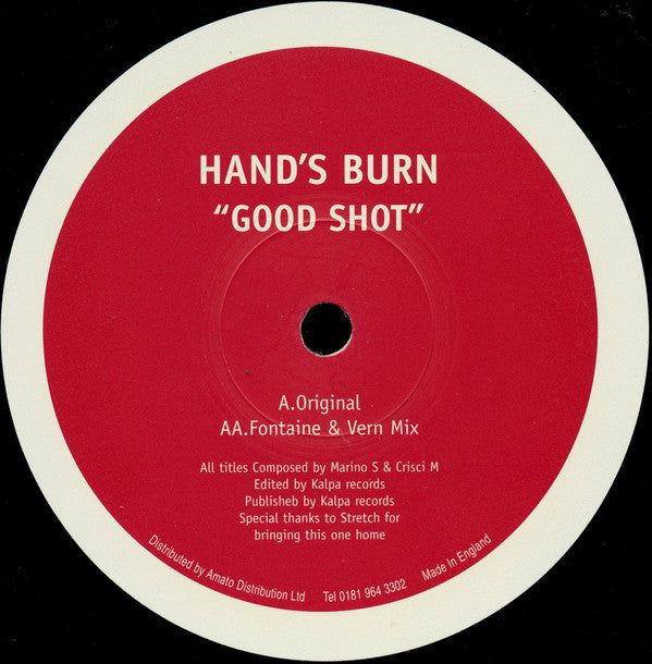Hand's Burn : Good Shot (12")