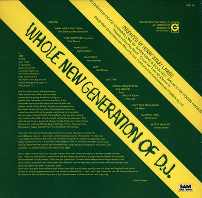 Various : Whole New Generation Of D.J. (LP)