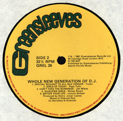 Various : Whole New Generation Of D.J. (LP)