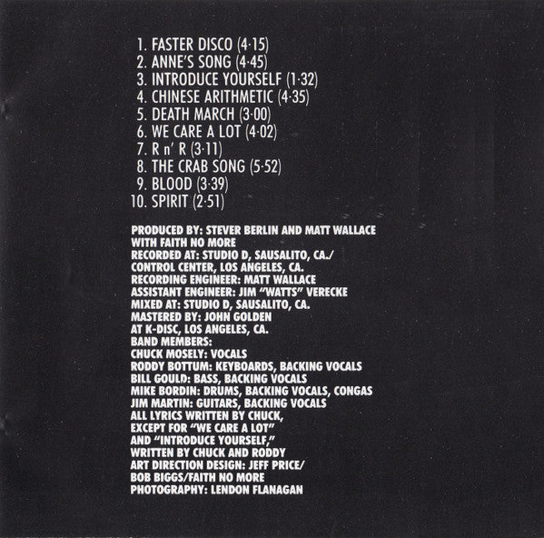 Faith No More : Introduce Yourself (CD, Album, RE)