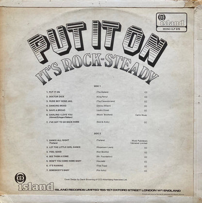 Various : Put It On It’s Rock-Steady (LP, Comp, Mono)