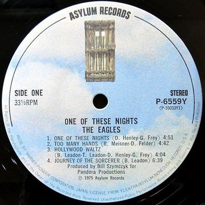 Eagles : One Of These Nights (LP, Album, RE)