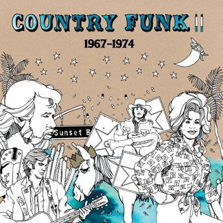 Various : Country Funk II 1967-1974 (2xLP, Comp)
