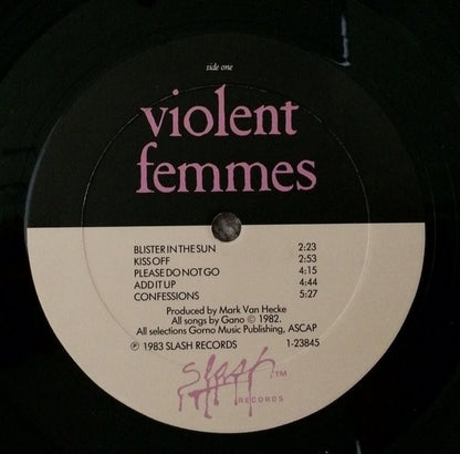 Violent Femmes : Violent Femmes (LP, Album, Pin)