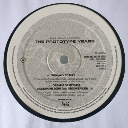 Grooverider : The Prototype Years (3xLP, Comp, Ltd, Promo)