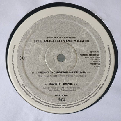 Grooverider : The Prototype Years (3xLP, Comp, Ltd, Promo)
