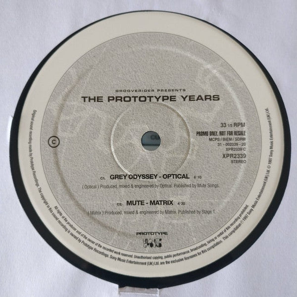 Grooverider : The Prototype Years (3xLP, Comp, Ltd, Promo)