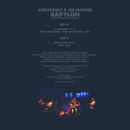 Konstrukt & Joe McPhee : Babylon (LP)