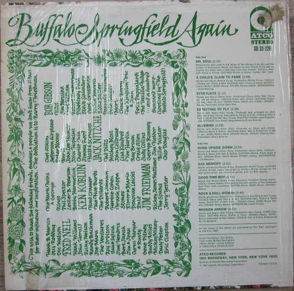 Buffalo Springfield : Buffalo Springfield Again (LP, Album, RE, PR)