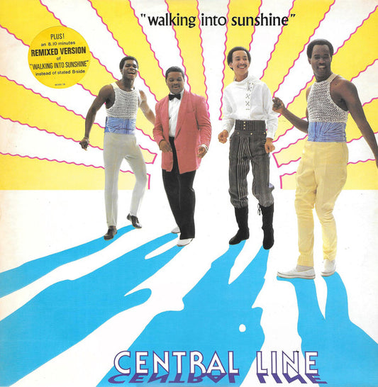 Central Line : Walking Into Sunshine (12", Single, Ori)