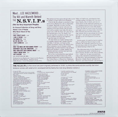 Lee Hazlewood : The N.S.V.I.P.'s (Not...So...Very...Important...People) (LP, Album, RE)