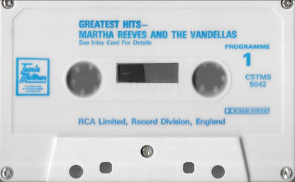 Martha And The Vandellas* : Greatest Hits (Cass, Comp)