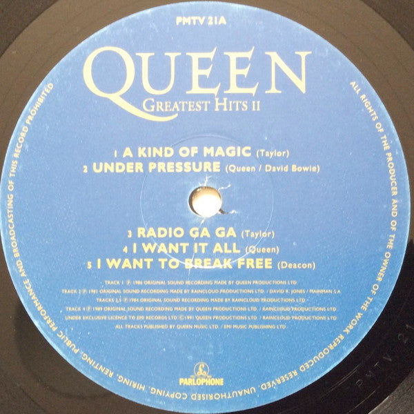 Queen : Greatest Hits II (2xLP, Comp, Ltd, Gol)
