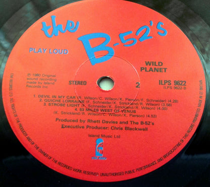 The B-52's : Wild Planet (LP, Album)
