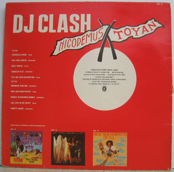 Nicodemus Vs. Toyan : DJ Clash (LP)