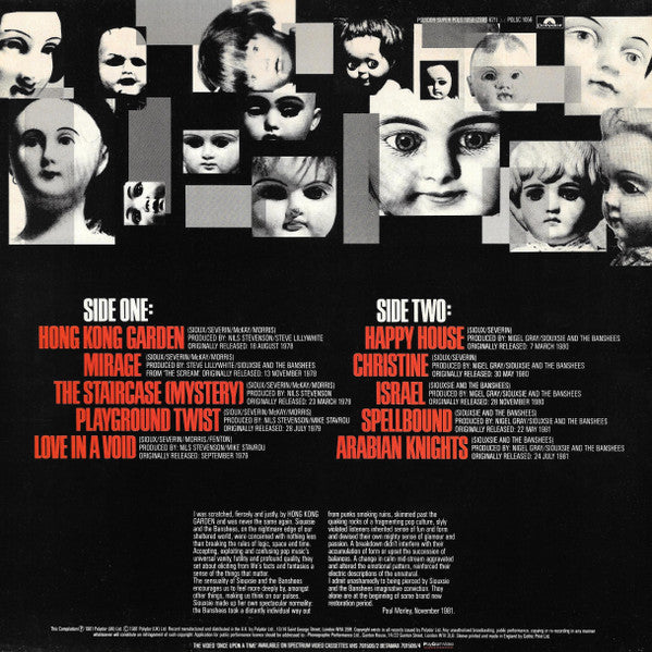 Siouxsie And The Banshees* : Once Upon A Time/The Singles (LP, Comp)