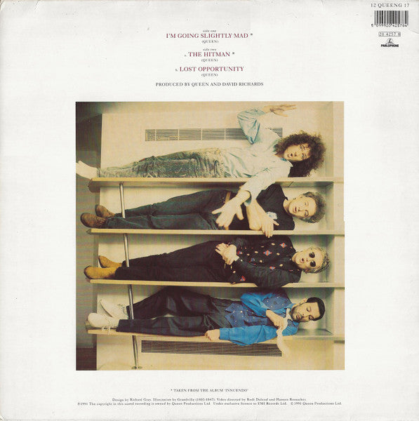 Queen : I'm Going Slightly Mad (12", Single)