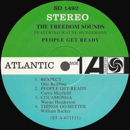 The Freedom Sounds* featuring Wayne Henderson : People Get Ready (LP, Album, RE)