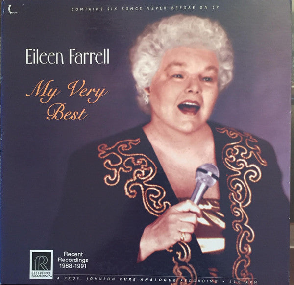 Eileen Farrell : My Very Best (LP, Album, Comp, Gat)