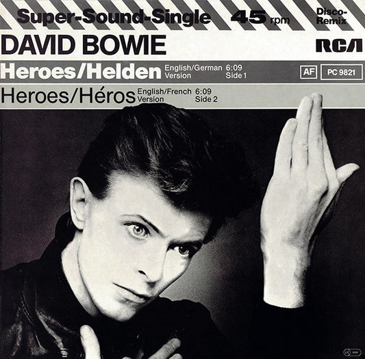 David Bowie : Heroes / Helden / Heroes / Héros (12", Single)