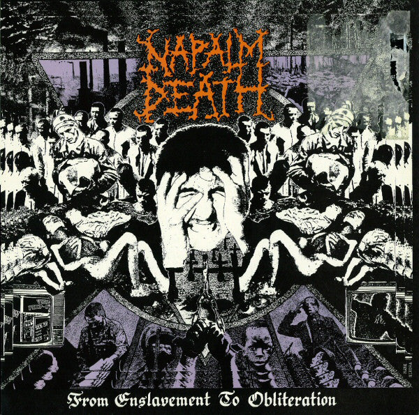 Napalm Death - From Enslavement To Obliteration (LP, Album, Gat + 7