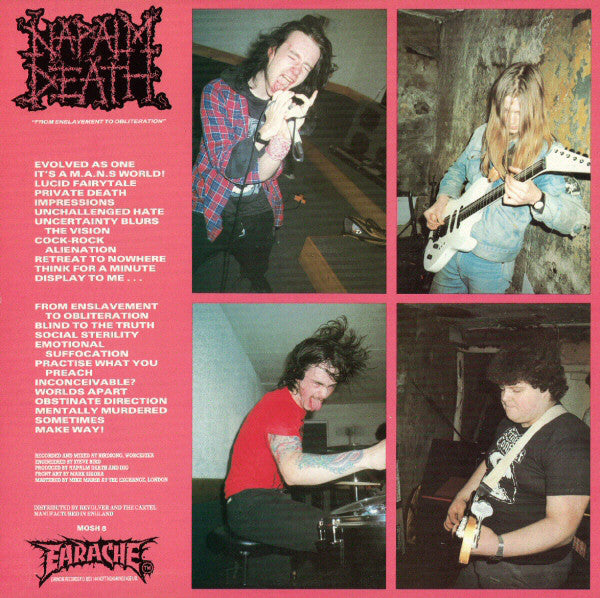 Napalm Death : From Enslavement To Obliteration (LP, Album, Gat + 7", EP, Ltd)