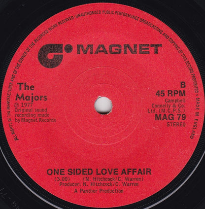 The Majors (2) : It Only Happens (7", Single, Promo)