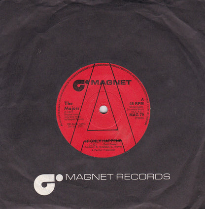 The Majors (2) : It Only Happens (7", Single, Promo)
