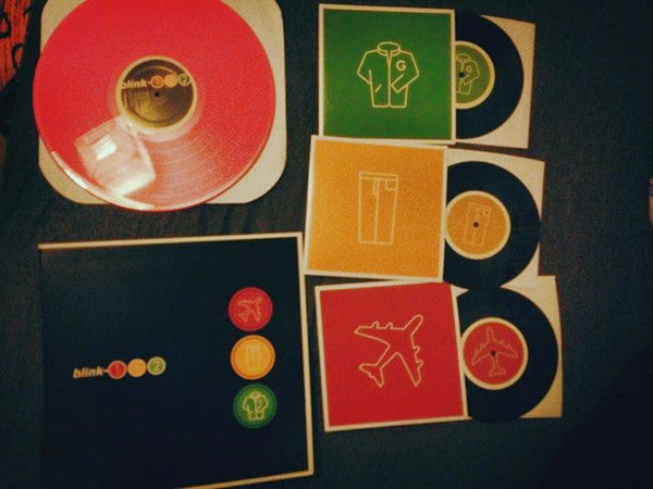 Blink-182 : Take Off Your Pants And Jacket (LP, Album, Ltd, RE, Pin + 3x7" + Ltd, RP)