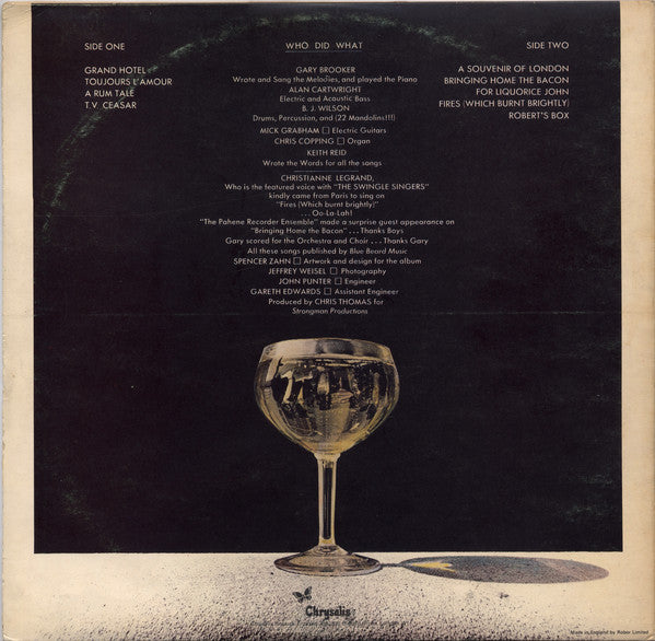 Procol Harum : Grand Hotel (LP, Album, Gat)